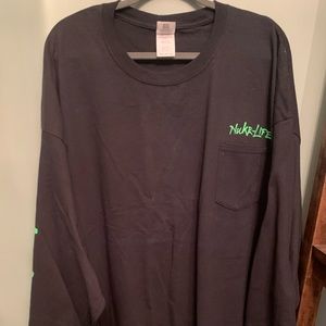 NWOT men’s 4XL “Nuke Life” long sleeve t-shirt.